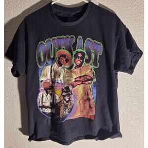 Vintage Outkast Black T-Shirt - Men's Size Large